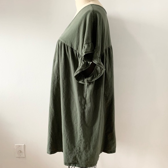 ASOS Maternity Green 100% Cotton Dress Size 16 - Picture 5 of 8